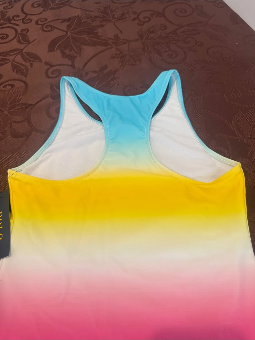 Polo by Ralph Lauren Girls One Piece Swimsuit. Size 12